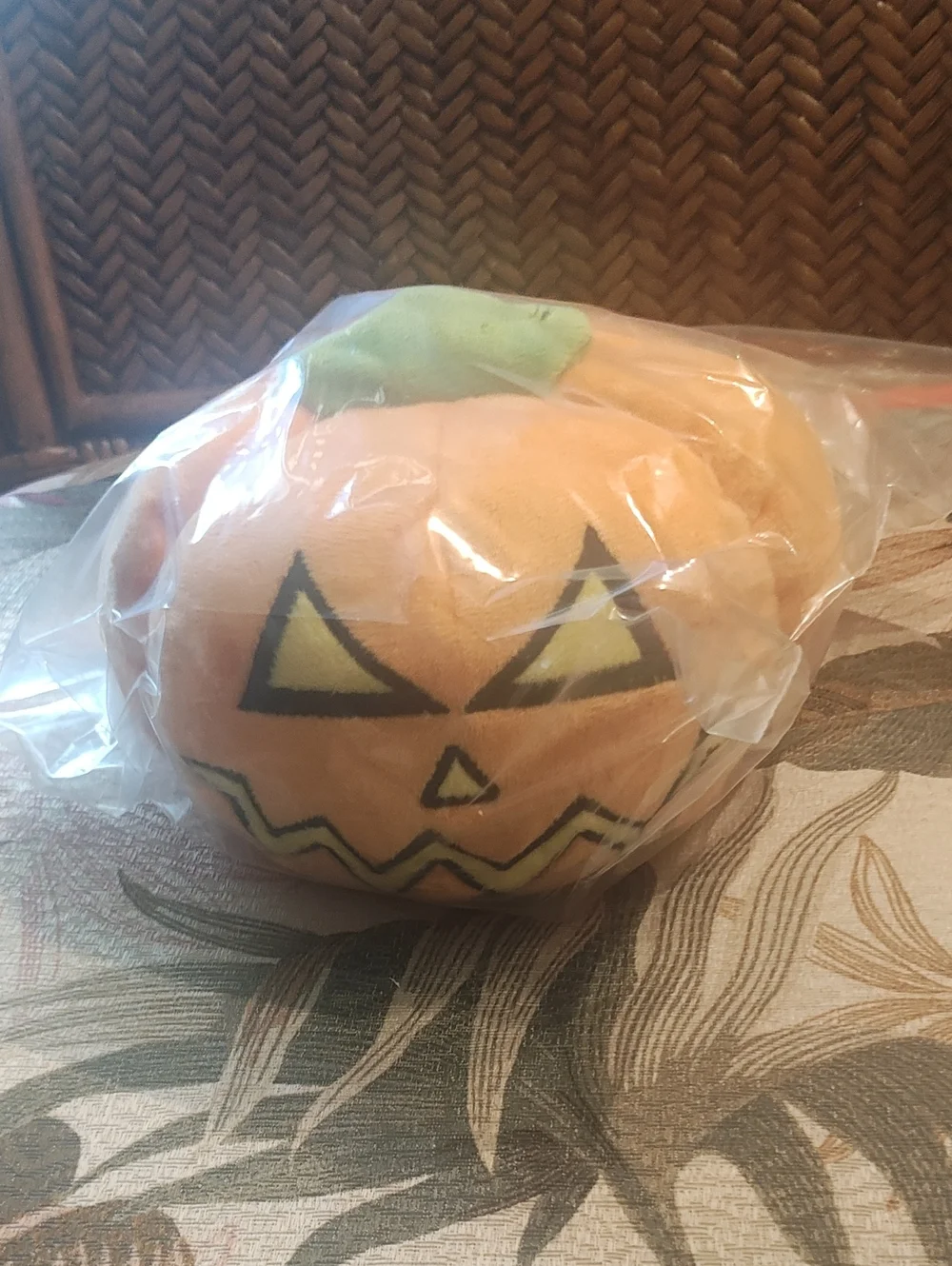 HALLOWEEN JACK O LANTERN 🎃 PUMPKIN DOG TOY